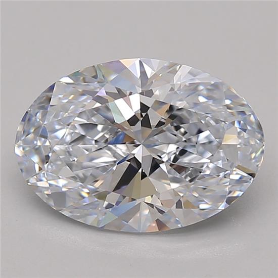 2.66ct Oval F IF Lab-Grown Diamond