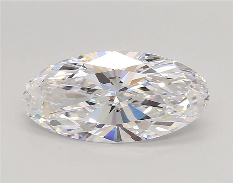 2.03ct Moval D VVS2 Lab-Grown Diamond