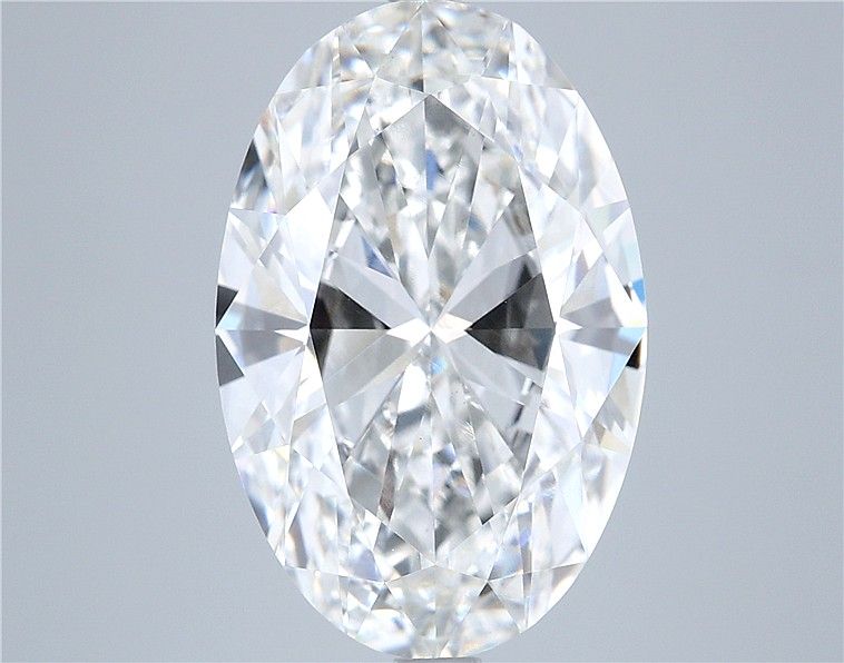 7.07ct Oval F VVS2 Lab-Grown Diamond