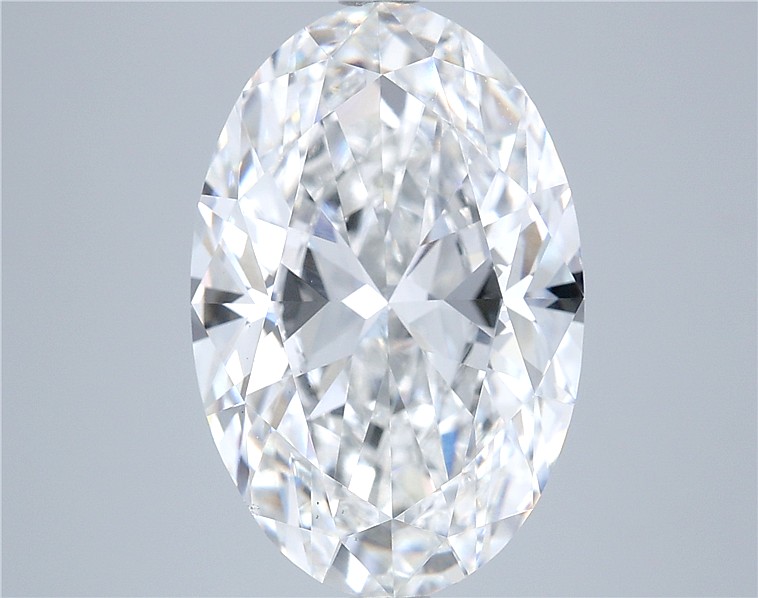 6.57ct Oval E VS2 Lab-Grown Diamond
