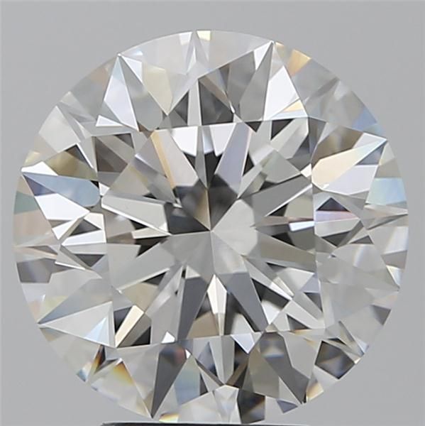 4.13ct Round F VVS2 Lab-Grown Diamond