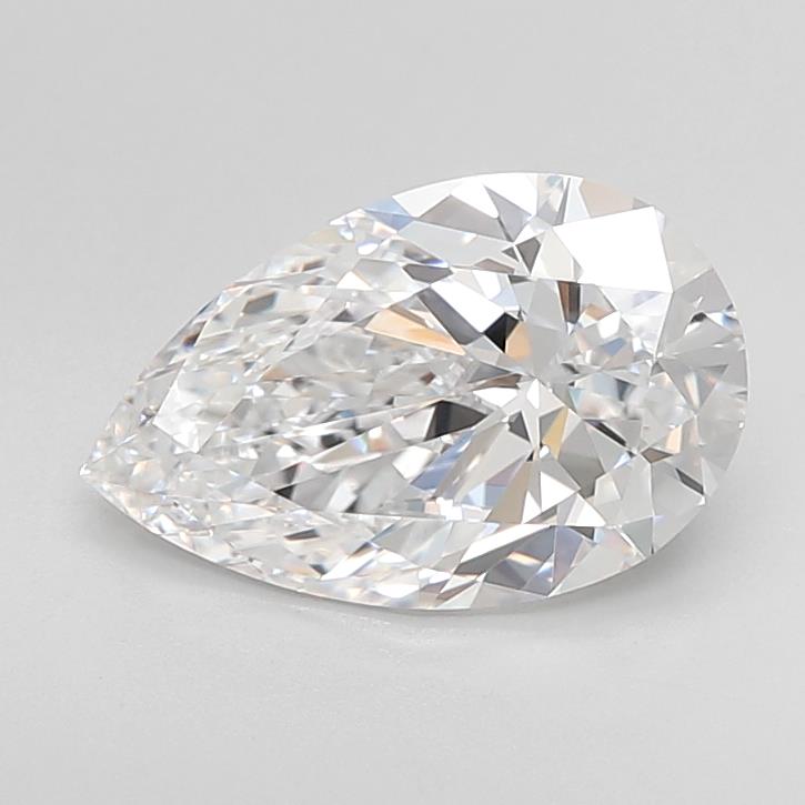 3.34ct Pear D IF Lab-Grown Diamond