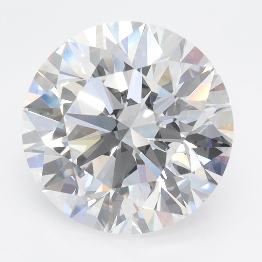 3.8ct Round D VVS1 Lab-Grown Diamond