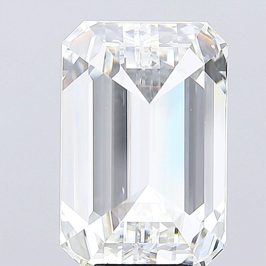 9.81 Carat EMERALD Shape F Colour VS1 Clarity  Cut - White Lab Diamond - 373857