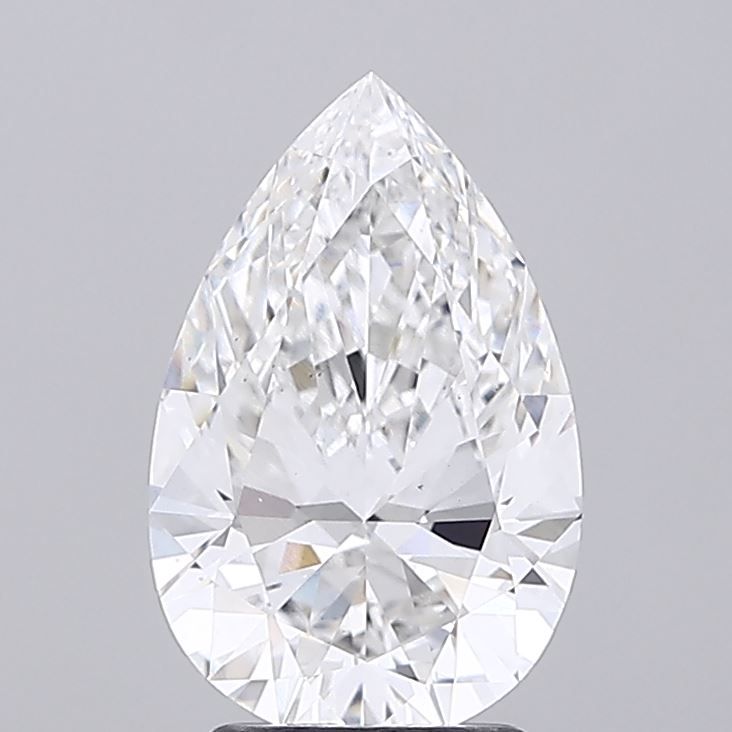 2.64ct Pear E VS2 Lab-Grown Diamond