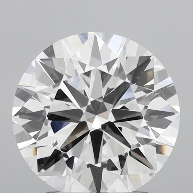 3.02ct Round E VVS2 Lab-Grown Diamond