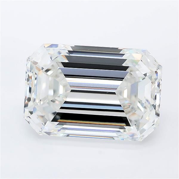 12.60 Carat EMERALD Shape F Colour VVS2 Clarity  Cut - White Lab Diamond - 386825