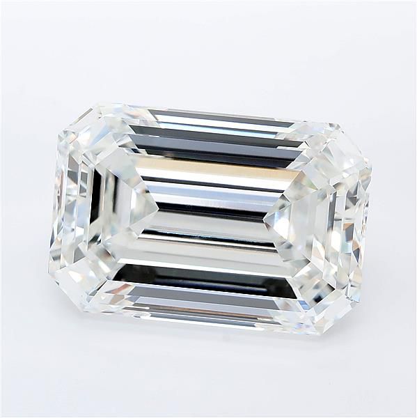 16.11 Carat EMERALD Shape F Colour VVS2 Clarity  Cut - White Lab Diamond - 377739