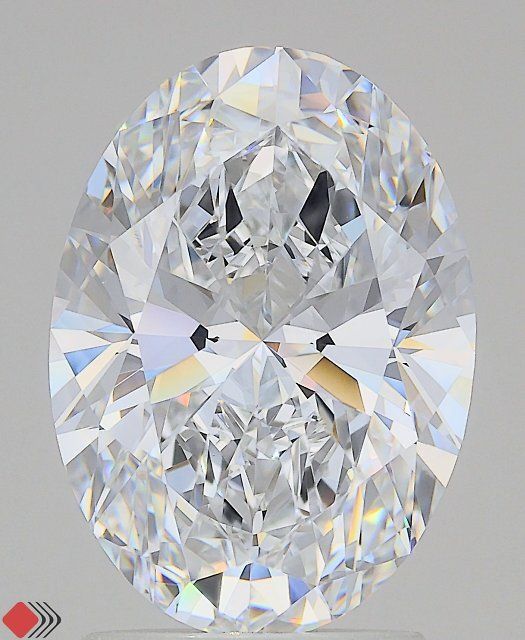 2.7ct Oval D IF Lab-Grown Diamond