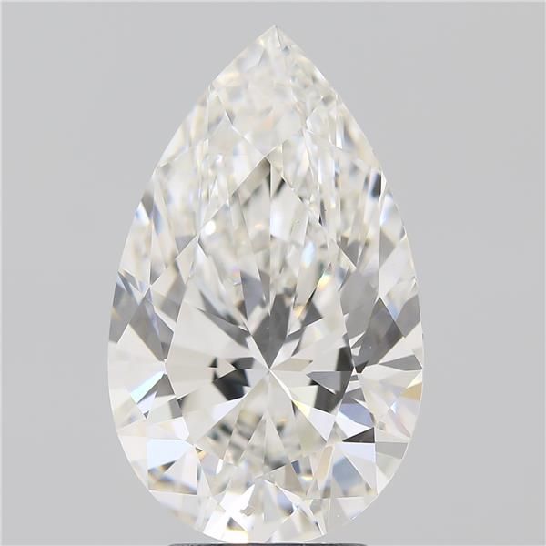 4.07ct Pear F VVS2 Lab-Grown Diamond