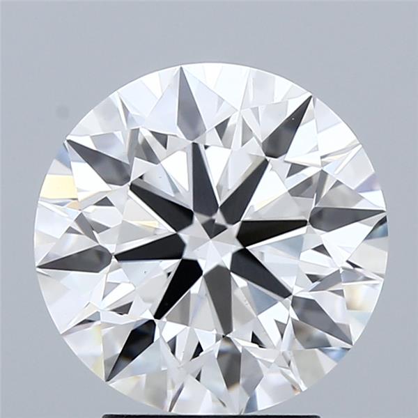 3.37ct Round F VVS2 Lab-Grown Diamond