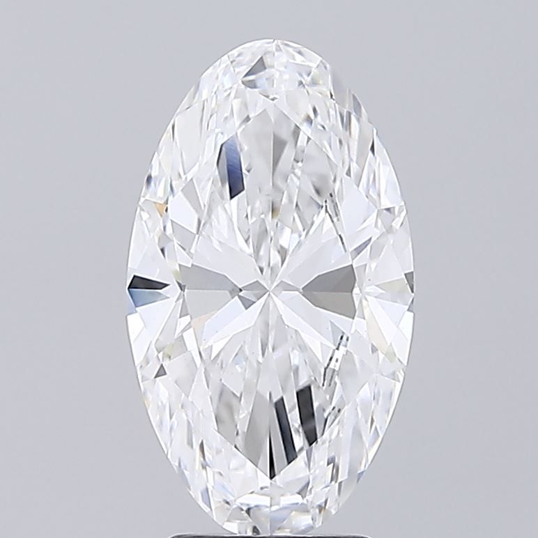 3.75ct Oval D VVS2 Lab-Grown Diamond