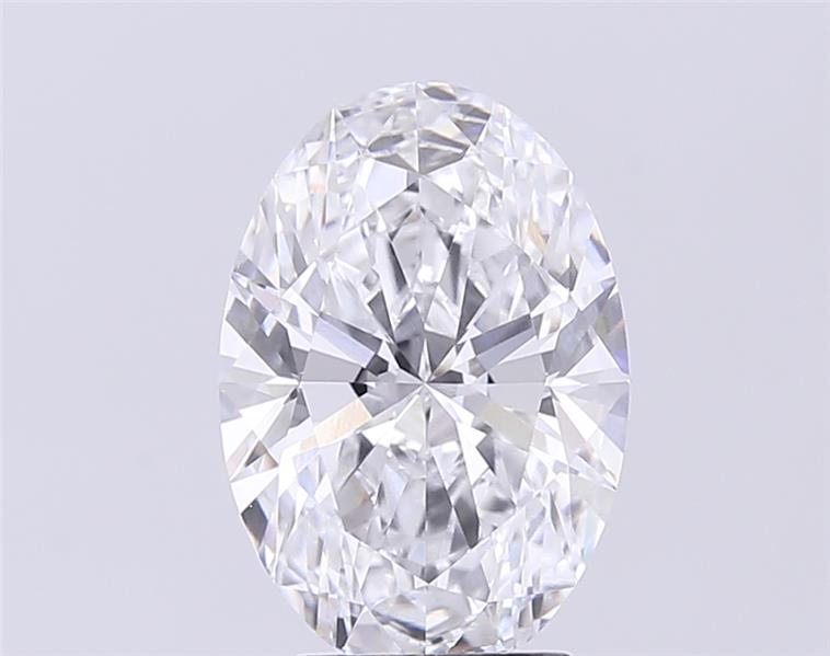 3.44ct Oval D VVS2 Lab-Grown Diamond