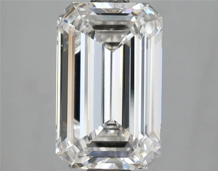 2.45ct Emerald F IF Lab-Grown Diamond