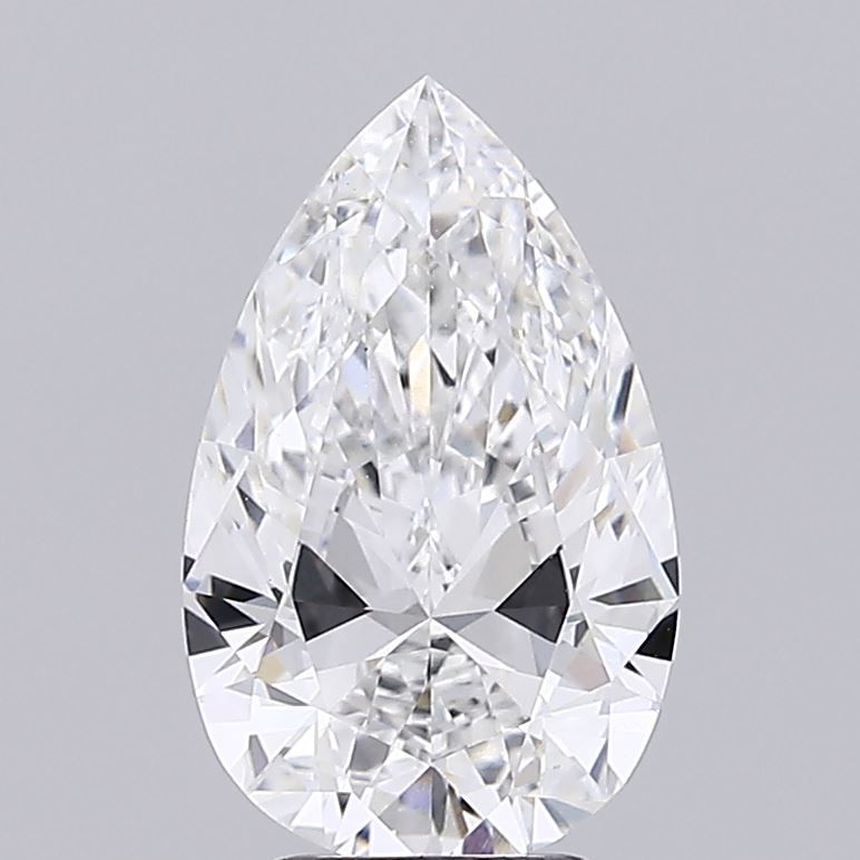 3.72ct Pear D VVS2 Lab-Grown Diamond