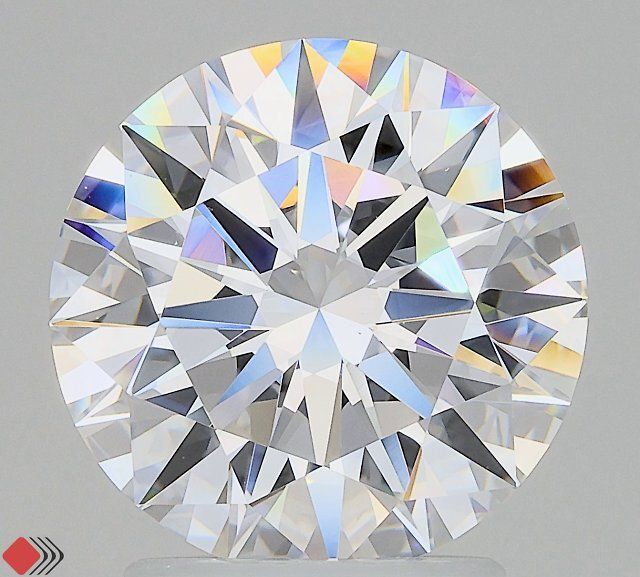 2.6ct Round D VVS1 Lab-Grown Diamond
