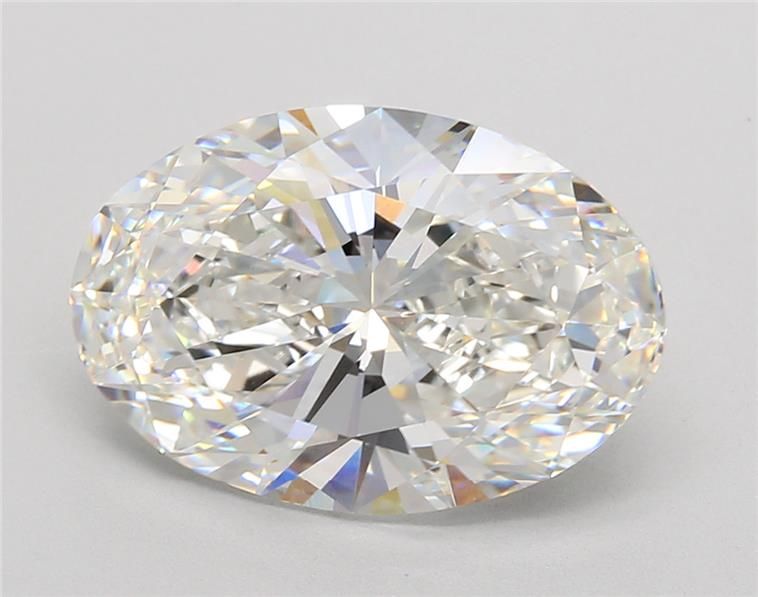 5.53ct Oval F VVS2 Lab-Grown Diamond