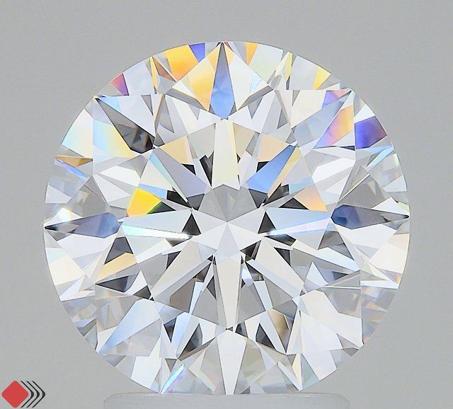 3.2ct Round D VVS1 Lab-Grown Diamond