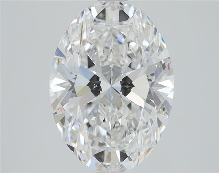 5.54ct Oval F VVS2 Lab-Grown Diamond