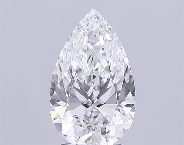 3.09ct Pear D IF Lab-Grown Diamond
