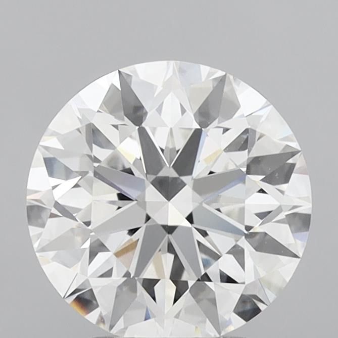 3.02ct Round E VVS2 Lab-Grown Diamond