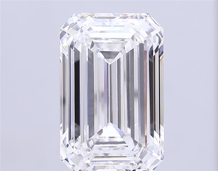 16.26 Carat EMERALD Shape F Colour VVS2 Clarity  Cut - White Lab Diamond - 448148