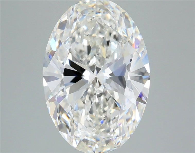 5.47ct Oval F VVS2 Lab-Grown Diamond