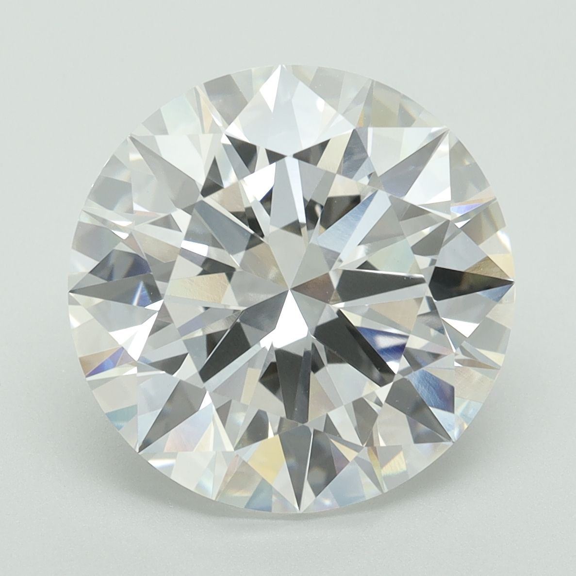 7.03ct Round F VVS2 Lab-Grown Diamond