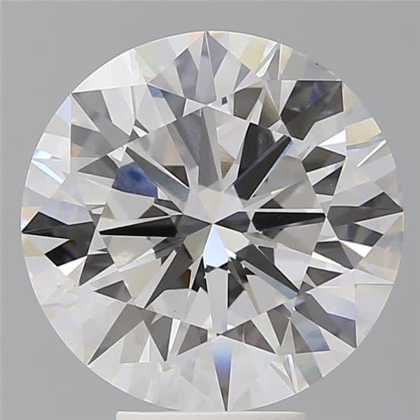 6.54ct Round F VVS2 Lab-Grown Diamond