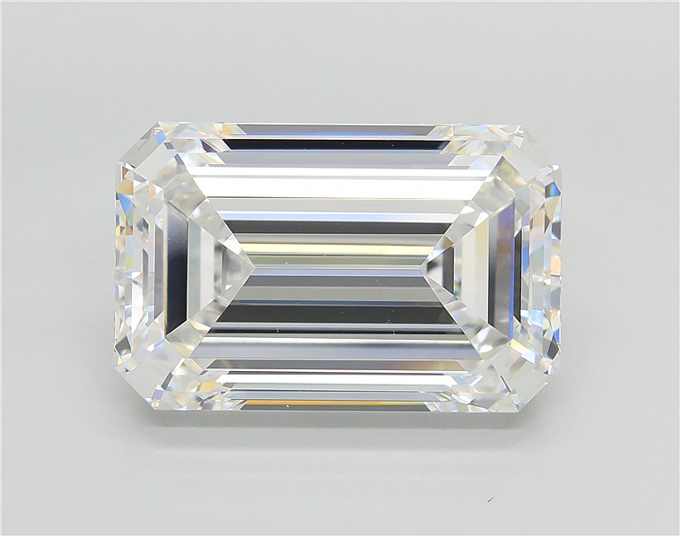 12.06 Carat EMERALD Shape F Colour VS1 Clarity  Cut - White Lab Diamond - 395889