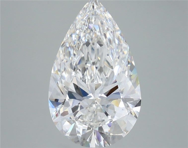 5.35ct Pear F VVS2 Lab-Grown Diamond