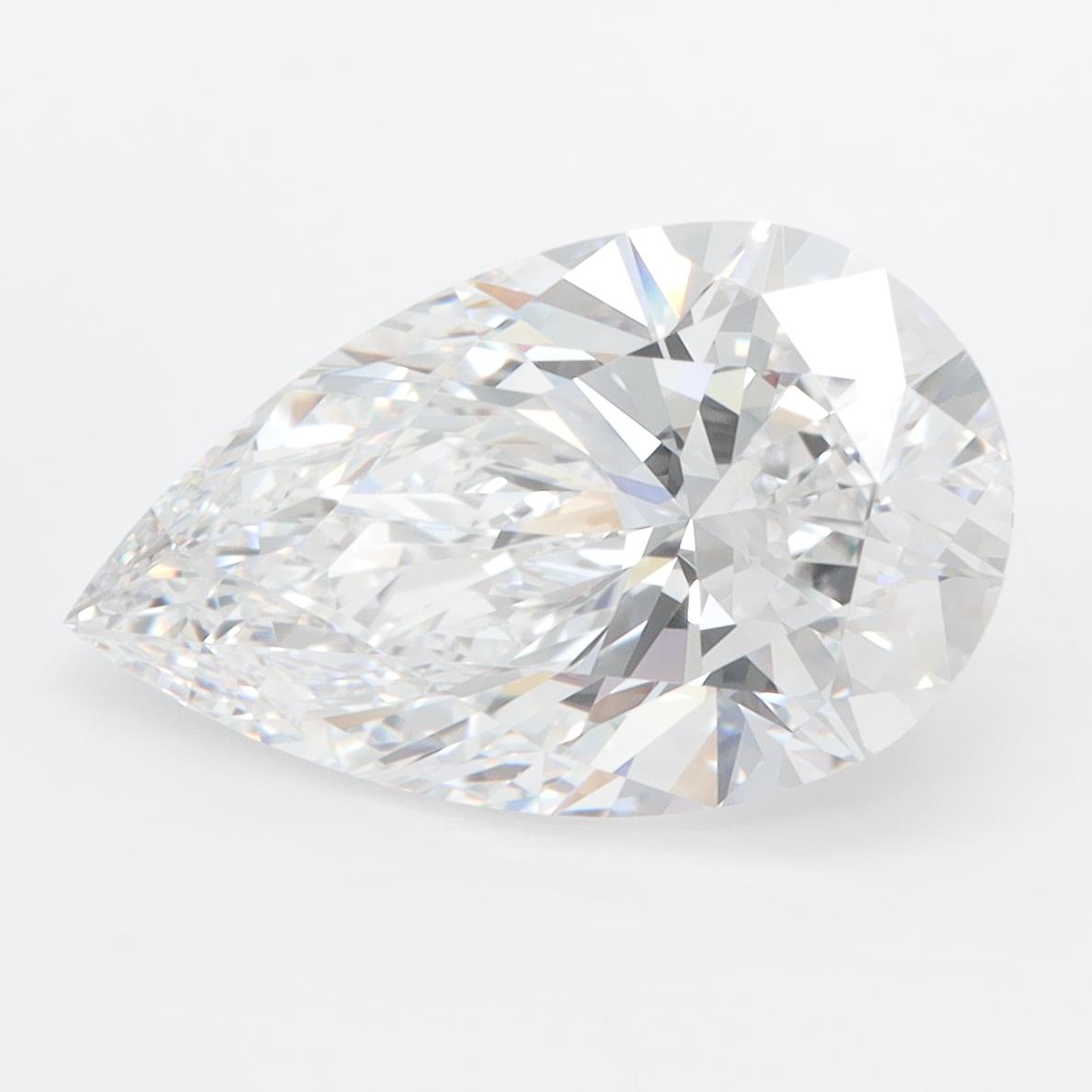 4.02ct Pear D IF Lab-Grown Diamond