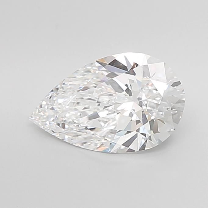 2.63ct Pear D IF Lab-Grown Diamond