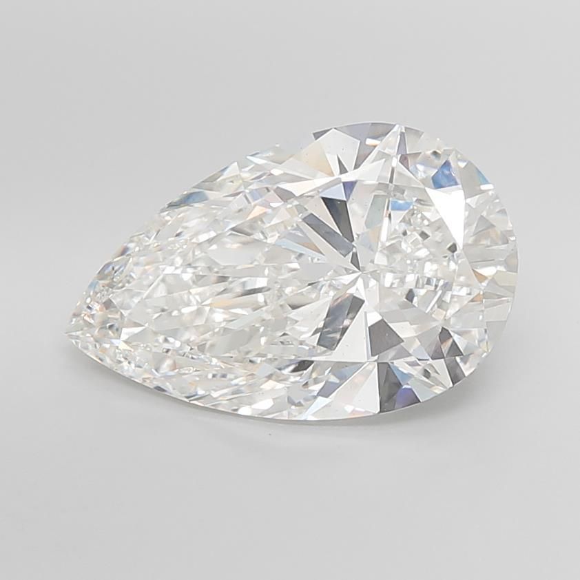 10.02 Carat PEAR Shape F Colour VS2 Clarity  Cut - White Lab Diamond - 564751