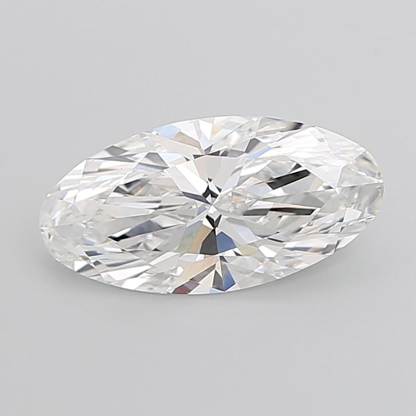 5.12ct Moval E VVS2 Lab-Grown Diamond