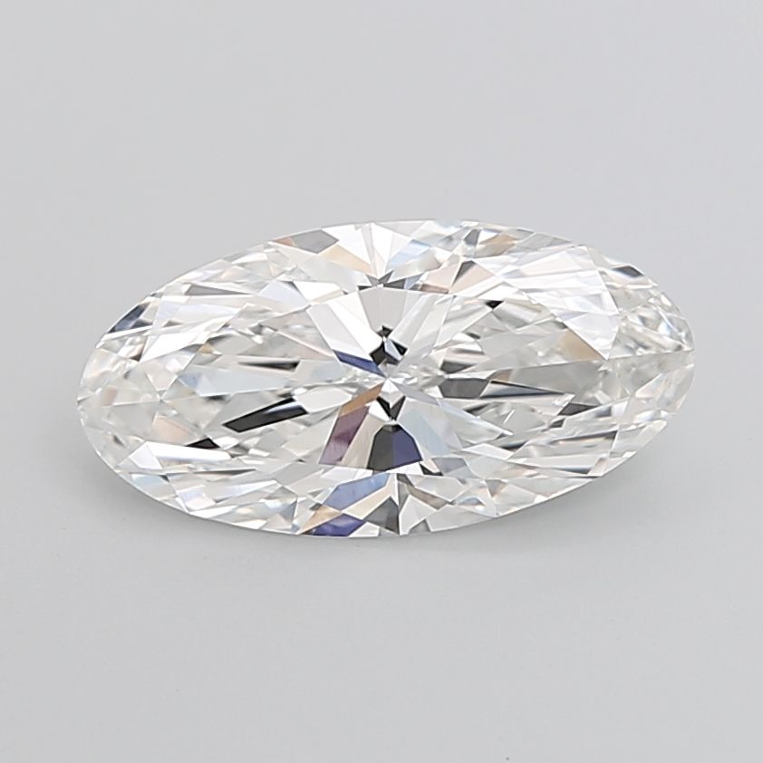 5.12ct Moval E VVS2 Lab-Grown Diamond