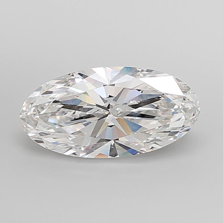 5.52ct Moval E VVS2 Lab-Grown Diamond