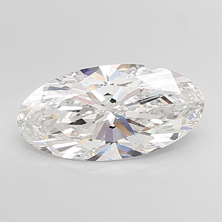 5.12ct Moval E VVS2 Lab-Grown Diamond