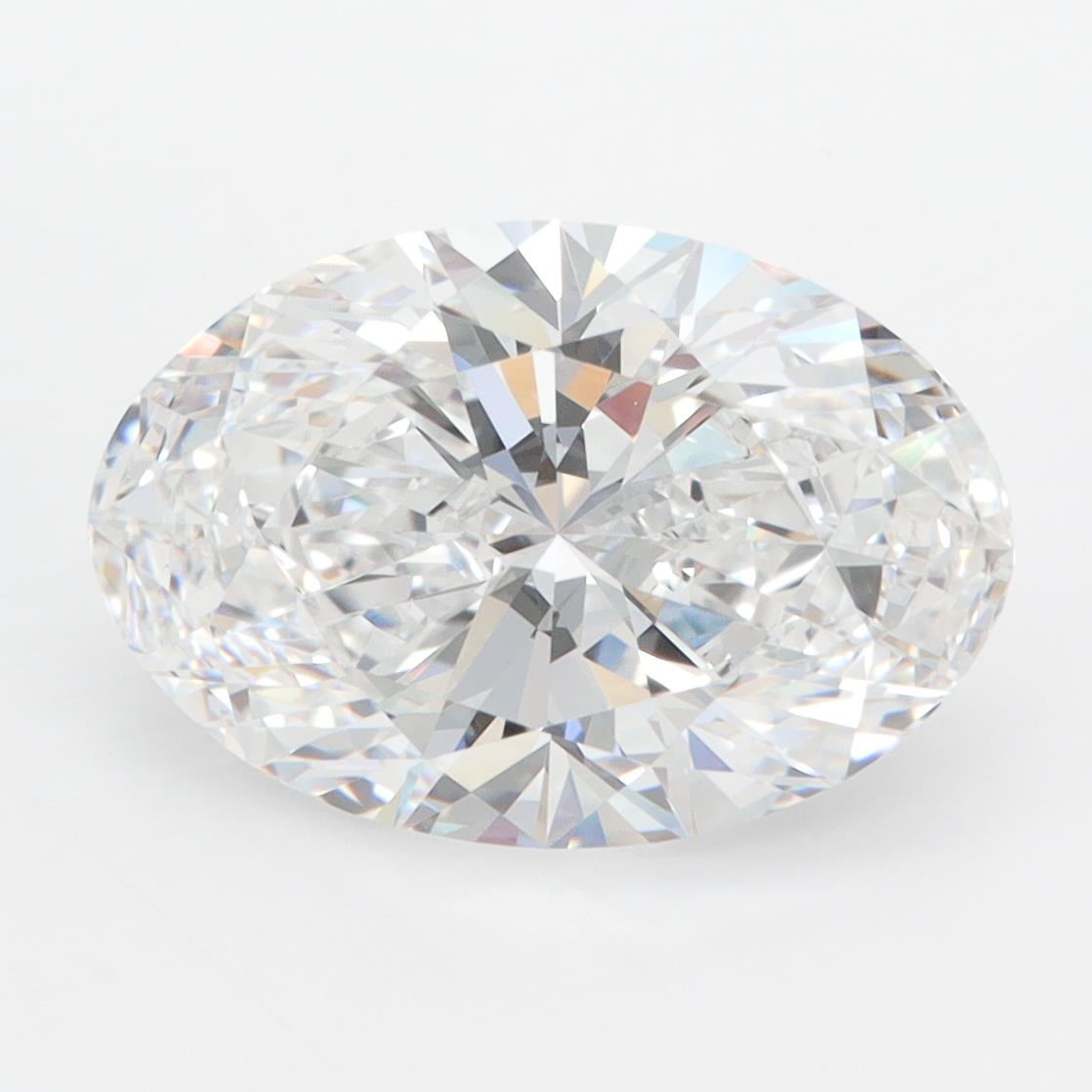 4.05ct Oval D IF Lab-Grown Diamond