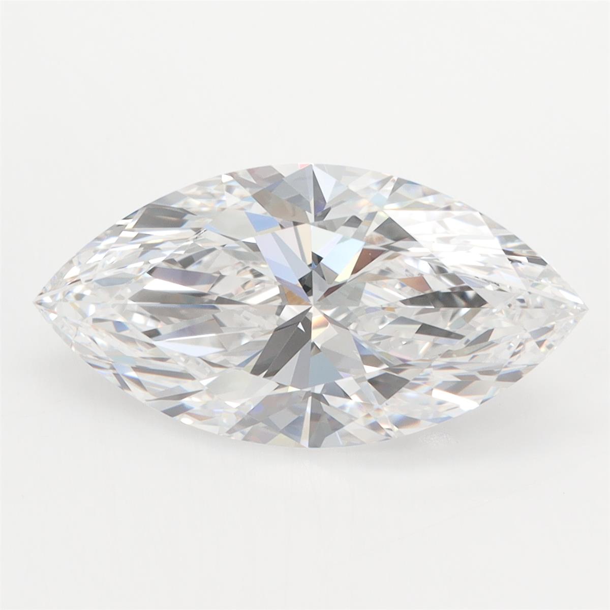3.94ct Marquise D IF Lab-Grown Diamond