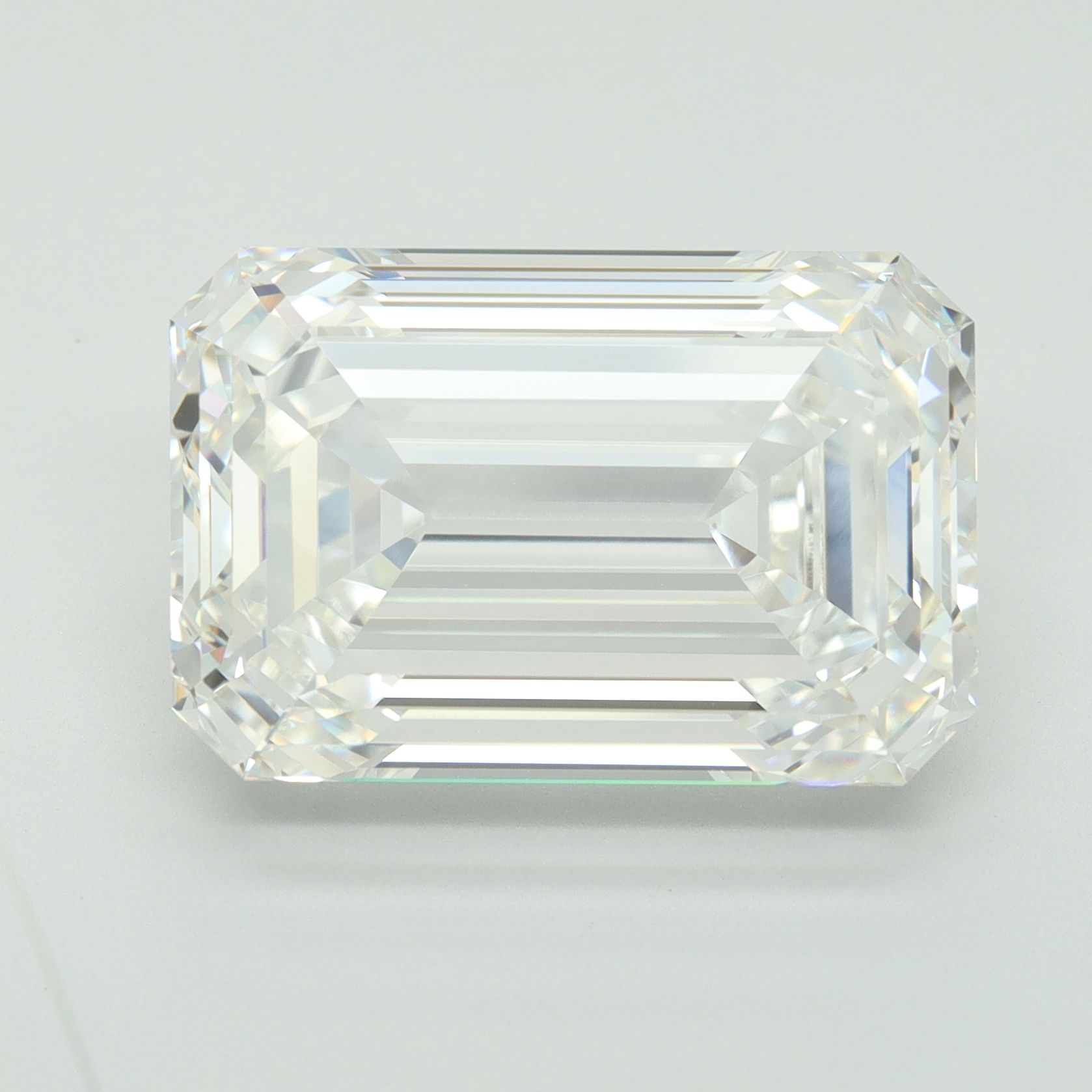 14.23 Carat EMERALD Shape G Colour VVS2 Clarity  Cut - White Lab Diamond - 448791