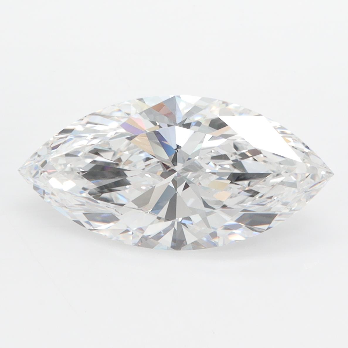 2.75ct Marquise D IF Lab-Grown Diamond