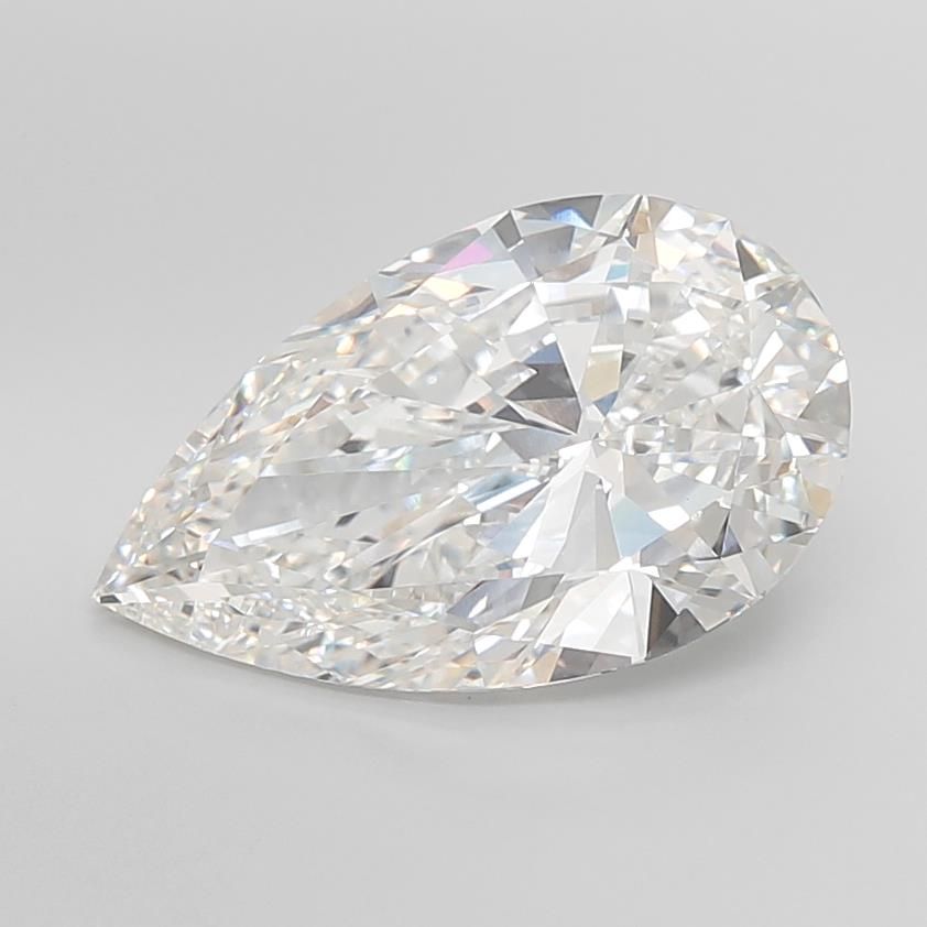 11.01 Carat PEAR Shape F Colour VVS2 Clarity  Cut - White Lab Diamond - 564715