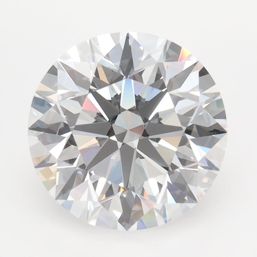 3.3ct Round D IF Lab-Grown Diamond
