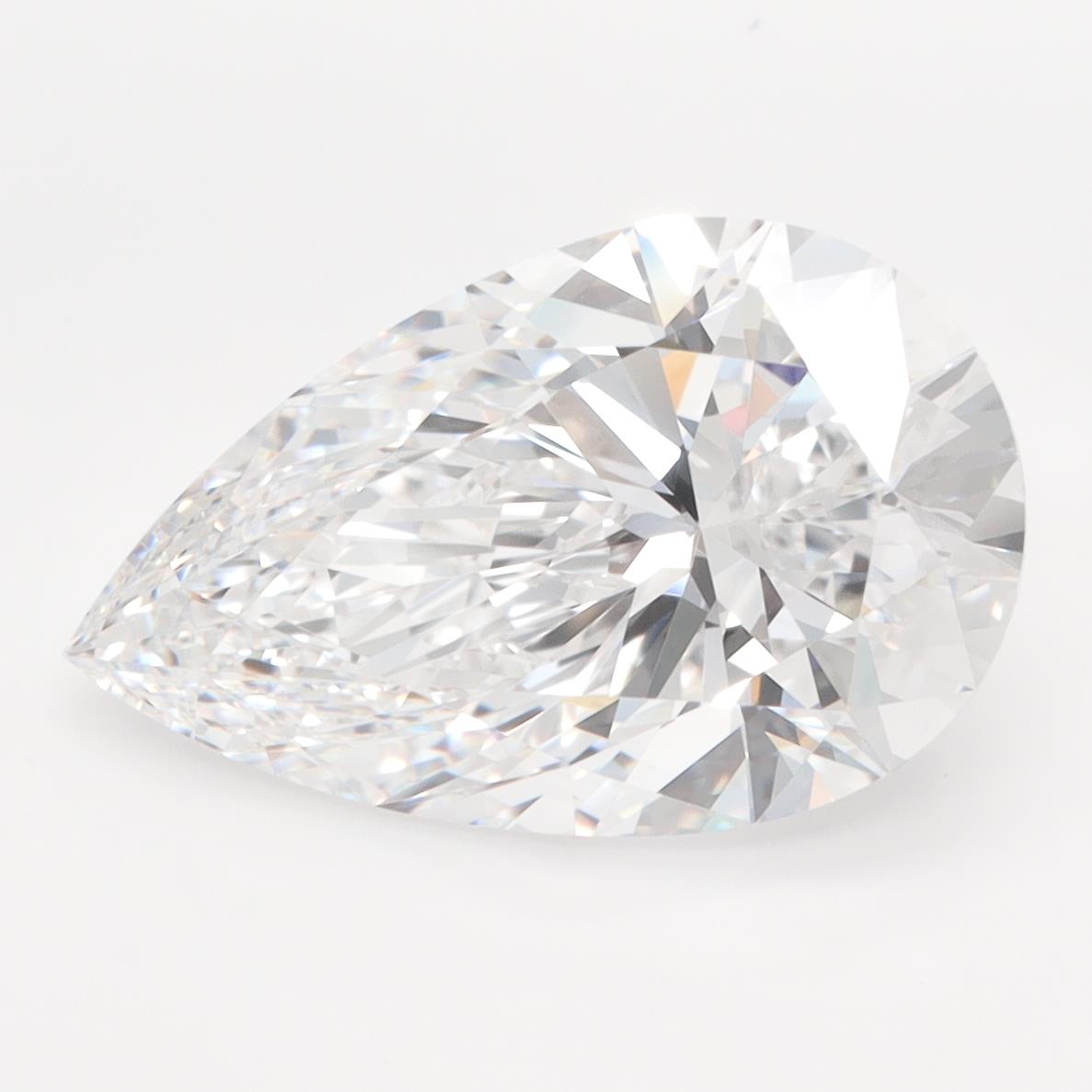 4.5ct Pear D IF Lab-Grown Diamond