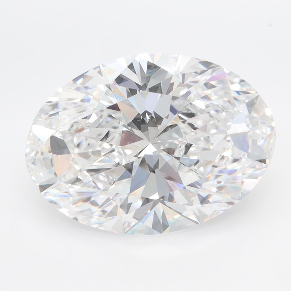 5.26ct Oval D IF Lab-Grown Diamond