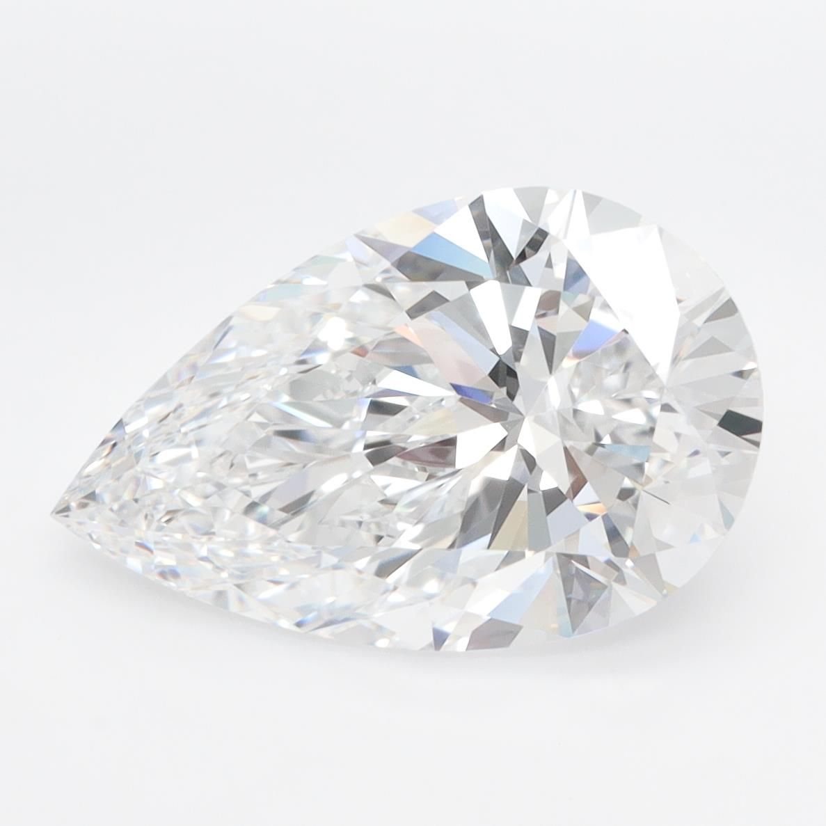 4.09ct Pear D IF Lab-Grown Diamond