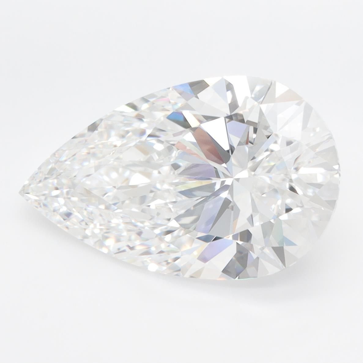 4.54ct Pear D IF Lab-Grown Diamond