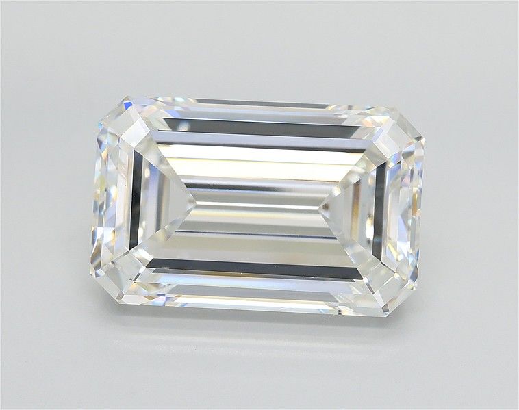 15.03 Carat EMERALD Shape G Colour VVS2 Clarity  Cut - White Lab Diamond - 658154
