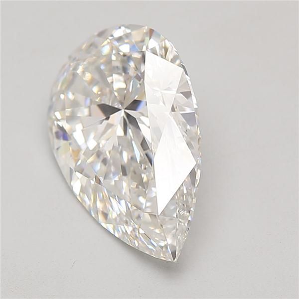5.58ct Pear F VS2 Lab-Grown Diamond
